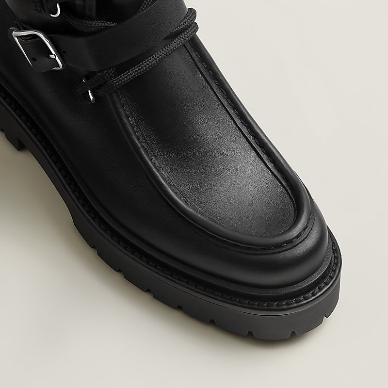 Land ankle boot - Black | Hermès Mainland China